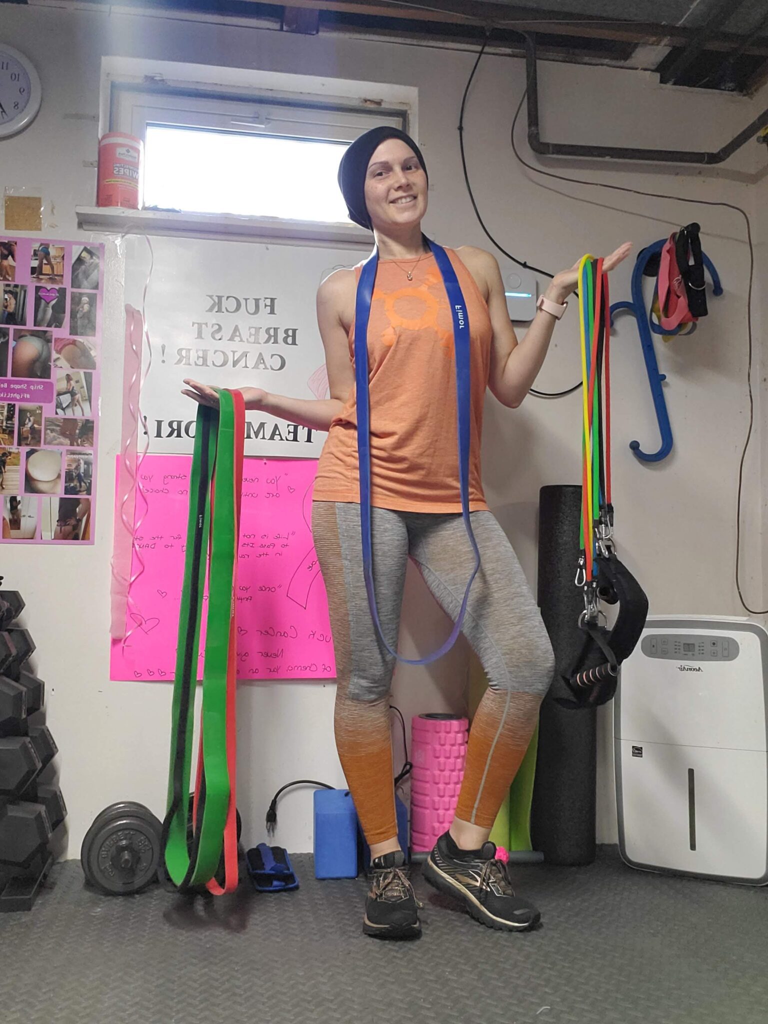Strength training with resistance bands