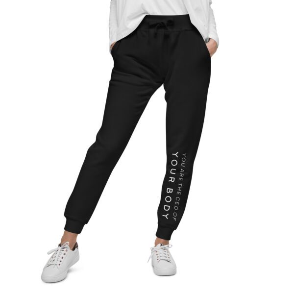 "You are the CEO of your body" Unisex Jogger Sweatpants - Image 3