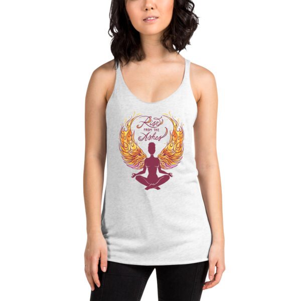 "Rise from the Ashes" Racerback Tank Top - Image 3