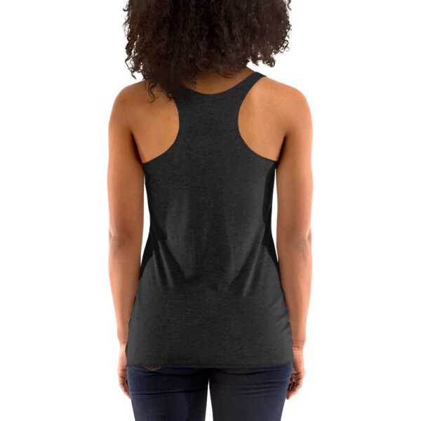 "You are the CEO of your body" Racerback Tank Top - Image 2