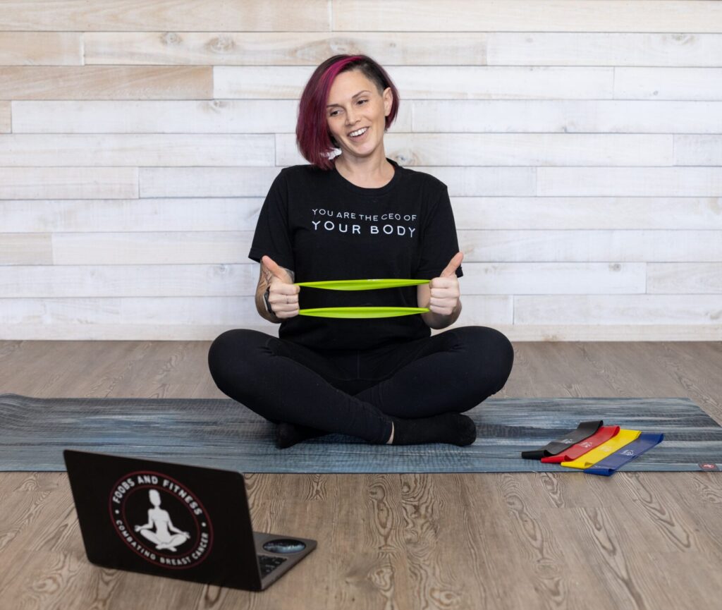 Breast Cancer Training Support with Foobs and Fitness